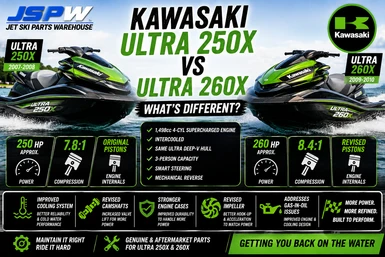Kawasaki Ultra 250X vs Ultra 260X: What's Different?