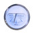 Chesapeake Gauge Stainless Steel White Rudder Angle