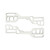 Transom Wedges White 3 Degree