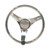 Wheel 340mm Stainless Steel 3 Spoke & Knob