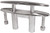 Cleat Pull-up, Flush, 316 Stainless Steel 160mm Overall Length
