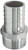 Hose Tail Stainless Steel 3/8" x 13mm