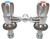 Twin Tap Mixer Only
