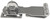 Hasp-n-Staple, 70mm x 25mm, 304 Stainless Steel
