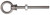 Eye Bolt & Collar 6 x 60mm