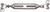 Turnbuckle Fork & Fork Stainless Steel 5mm