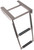 Stainless Steel, Telescopic Under Platform Ladder - 2 Step, W 300mm