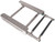 Stainless Steel Telescopic Under Platform Ladder - 3 Step, W 300mm