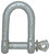 Shackle Galvanised Dee, 20mm