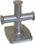 Alloy Cross Bollard 80mm