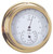 Thermometer/Hygrometer Polished Brass 120mm