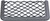 Storage Net Hold & Frame Black 375 x 180