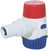 Rule Marine Bilge Pump, Submersible, 1100gph, 12V, Non Auto