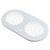 Twin Ventilator White for 3 Vent