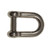 Shackle 6mm Slot Stainless Steel