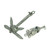 BLA Folding Anchor - Galvanised - 146474