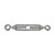 Galvanised Open-Body Turnbuckle - Eye & Eye - M6