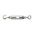 316 Stainless Steel Open-Body Turnbuckle - Hook & Eye - M8