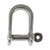 BLA Pressed Stainless Steel Standard D-Shackle - 6mm Pin