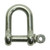 BLA Standard D-Shackles - Stainless Steel - 161016