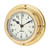 BLA Brass Enclosed Quartz Clock - 125mm Face / 180mm Base