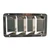 Louvre Vents - Stainless Steel Flat Top - 175024