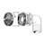 Livewell Overflow Fitting with Twist-Off Filter - 90° 38mm Outlet - 131974