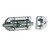Perko Barrel Bolts - Chrome Plated Bronze - 401972