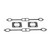 Sierra Exhaust Manifold Gasket Set - Mercruiser