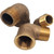 Bronze Male/Female 90 Degree Threaded Elbow - 1-1/4"