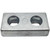 Zinc 2 Hole Block Marine Anode