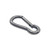Kong Stainless Steel Carabiner Straight Gate - 555B00PP0KK
