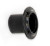 4" Thru Hull With Extension Black - 1200422