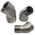 1/2" 45 Degree Male/Female Stainless Steel Elbow