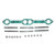 Exhaust Mount Kit (with Studs) for Volvo GM 5.0L & 5.7L with Aq Series Center Riser