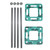 Exhaust Riser Mounting Kit for Mercruiser V6 V8 with Center Rise with 4" Elbow & 3" Riser1983-2002