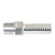 Hose Barb Alum 1/4�NPTx3/8" - Universal