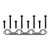 Exhaust Manifold Bolt Kit for Mercriuser Ford 5.0L & 5.8L with Log Style Manifolds