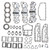Powerhead Gasket Kit for Suzuki IL 4 Cylinder