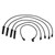 Ignition Wire Set for Volvo 4-Cyl AQ120B, AQ125A AQ131AD, AQ140A, AQ145A, B