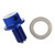 Magnetic Sump Plug M10 x 15 x 1.25 - Blue