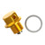 Magnetic Sump Plug M12 x 12 x 1.25 - Gold