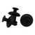 Nylon Pry Rivets - 7mm (100 Pack)