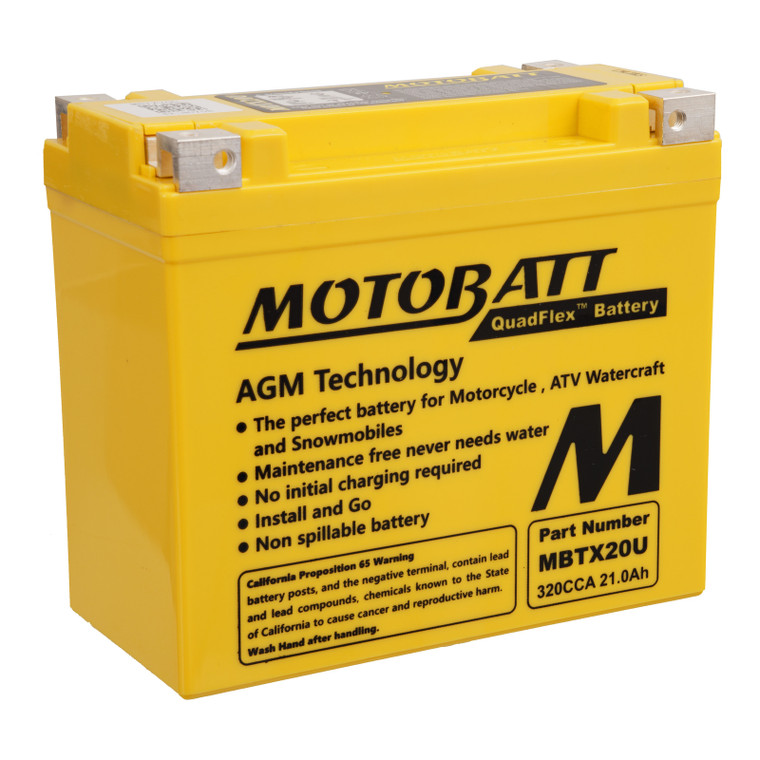Motobatt Quadflex AGM Battery for 2019-2022 Sea-Doo GTR 230