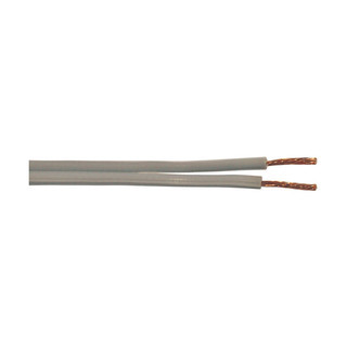 Speaker Wire Twin 100m Grey/White