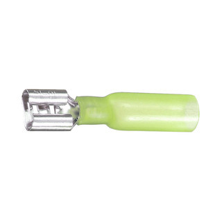 Terminal Fmle Blade Yellow Heatshrink (Pack of 100)