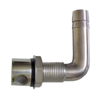 Vent Fuel Stainless Steel - 90 Degree 16mm