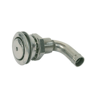 Vent Fuel Recessed Stainless Steel 90 Deg