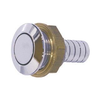Breather Chrome Plated Brass 16mm Ext Vent