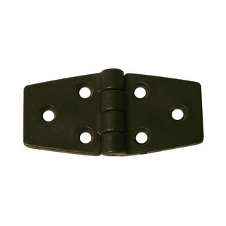 Nylon Butt Hinge - 75mm x 35mm Black